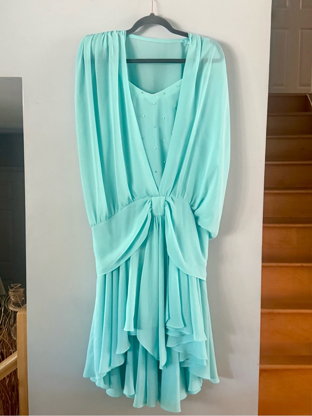 ✨ Stunning Authentic 1980s Vintage Formal Dress by Algo Boutique ✨
